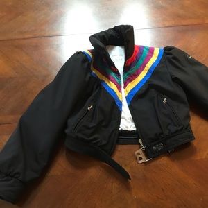 Vintage technicolor puffy coat